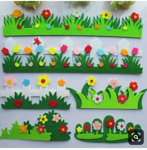 Preschool Decor, School Board Decoration, Craft Easy, Class Decoration, Board Decoration, School Decorations, Easy Craft, Spring Crafts, Quiet Book