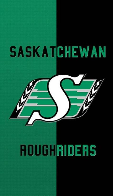 Saskatchewan Roughriders Logo, Saskatchewan Roughriders, Canadian Football League, Canadian Football, Cool Backgrounds, Football League, Phone Wallpapers, Nfl, Garage