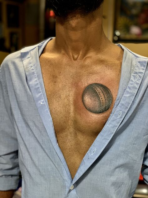 Cricket ball tattoo Cricket Ball Tattoo, Cricket Tattoo, Ball Tattoo, Cricket Ball, Ball Drawing, Cricket Balls, Mens Outfits, Tattoos, Quick Saves