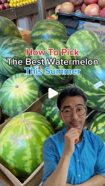 Dr. Tim Tiutan | Internal Medicine on Instagram: "How to choose a watermelon - Happy 4th of July! 

🍉 Watermelon is primarily composed of water, along with various vitamins. It’s a refreshing and tasty way to hydrate this summer! 

👨‍🍳Ever see people smack watermelons in the market and wonder what they’re doing? Here are a few tips that could help you pick the sweetest watermelon that is just ripe enough! 

😊 Share this post so others can benefit too! 

✨ Follow @doctortim.md for more health tips!

#watermelon #fruit #summer #plantbased #healthy #fourthofjuly #fruits #fyp #foodhacks" How To Choose A Watermelon, Fruit Summer, Sweet Watermelon, Healthy Food Facts, Watermelon Fruit, Internal Medicine, Food Facts, Happy 4 Of July, Fruits And Veggies