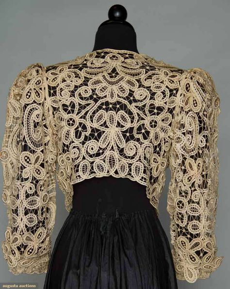 Crochet Lace Blouse, Lace Clothing, Battenburg Lace, White Lace Blouse, Irish Lace Crochet, Lace Outfit, Linens And Lace, Antique Clothing, Irish Lace