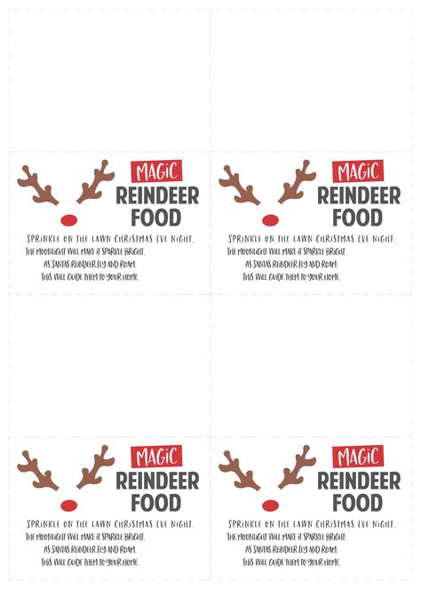 Reindeer Food Labels Free Printable Tags, Reindeer Food Ingredients, Reindeer Food Poem Free Printable, Reindeer Food Tag, Reindeer Food Recipe Printable, Reindeer Food Labels Printables Free, Reindeer Food Tags Free Printable, Printable Reindeer Food Tags, Reindeer Food Printable Free