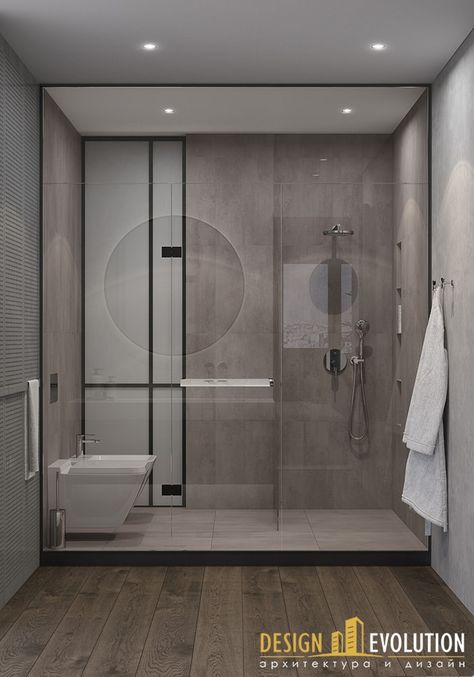 Design Evolution » 4 SEASONS Curtain Partition, Shower Area, Glass Structure, Decorative Plaster, Glass Partition, Ideas Casa, Bungalow House, Bungalow House Design, Bath Room