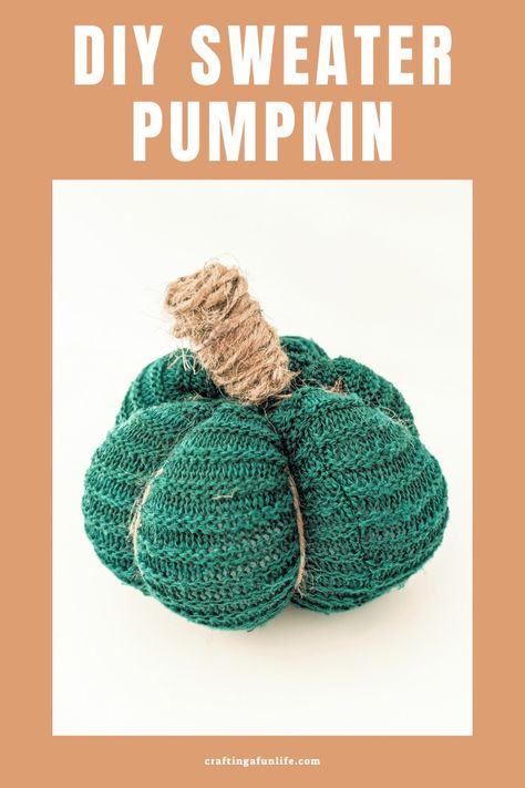 This DIY no sew sweater pumpkin is the perfect fall craft. It's a project for teens and adults. This tutorial shows you how to make a pumpkin using upcycled materials. #fall #fallcrafts #adultcrafts #nosewprojects #pumpkincrafts Kwanzaa Crafts, September Crafts, Sweater Pumpkins, Diy Sweater, Acorn Crafts, Recycled Sweater, Patriotic Crafts, Kids' Crafts, Rainy Day Activities