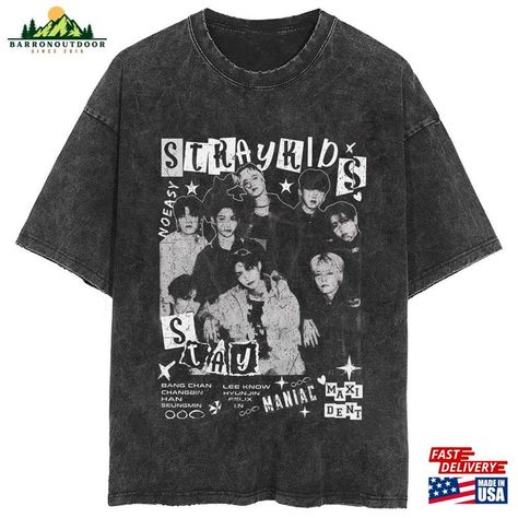 Vintage Stray Kids Tour T-Shirt Maniac 2023 Shirt Album Sweatshirt Unisex Check more at https://barronoutdoor.com/product/vintage-stray-kids-tour-t-shirt-maniac-2023-shirt-album-sweatshirt-unisex/ Chan Lee, Concert Fits, Tour Shirt, Tour T Shirts, Concert Outfit, Kids Shirts, Stray Kids, Printed Shirts, Kids Tshirts