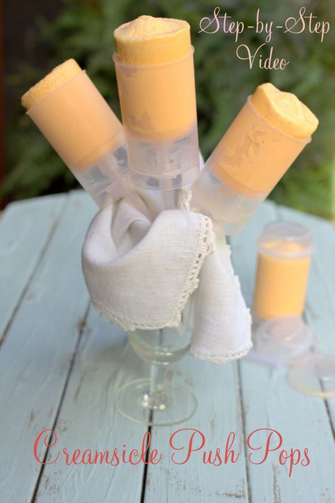 Creamsicles Recipe Push Pops Recipes, Lchf Dessert, Maria Mind Body Health, Push Up Pops, Low Carb Ice Cream, Thm Desserts, Push Pop, Keto Ice Cream, Push Pops