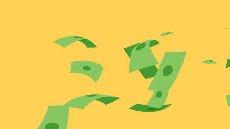 Money Animation, Marketing Animation, Animated Typography, Money Illustration, High Yield Savings Account, Yellow Sign, Major Lazer, High Yield Savings, Motion Design Video