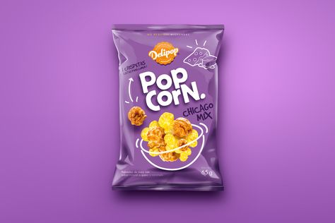 10 Popcorn Packaging Designs For National Popcorn Day | Dieline Corn Products, Popcorn Brands, Popcorn Packaging, Chip Packaging, Packaging Snack, Packaging Design Trends, Pouch Packaging, Food Poster Design, Food Packaging Design