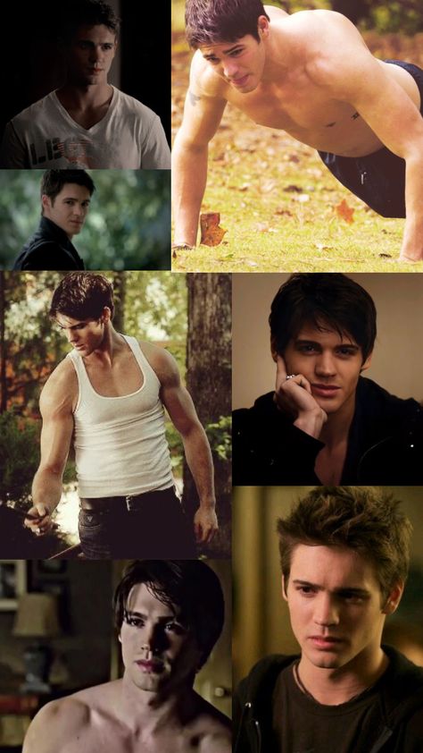 Jeremy Gilbert Wallpaper, The Vampire Diaries Jeremy, Gilbert Vampire Diaries, Tvd Boys, Tvd Men, Jeremy Gilbert, Steven Mcqueen, Football Poses, Damon Salvatore Vampire Diaries