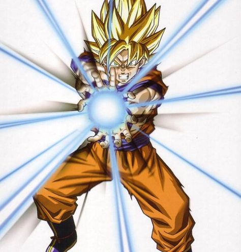 Goku's Kamehameha wave. Kamehameha Goku, Sakura Street Fighter, Skulduggery Pleasant, Dbz Characters, Goku Super, Tag Image, Dragon Ball Goku, August 25, Dragon Ball Gt