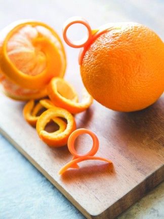 Citrus peelers that’ll keep your hands mess-free. Orange Peeler, Chef Craft, Fruit Fly Trap, Orange Skin, Fruit Peeler, Fruit Peel, Vegetable Tools, Pomegranate Seeds, Citrus Fruit