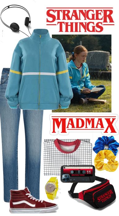 MadMax Outfit | ShopLook Mad Max Costume Stranger Things, Max Stranger Things Inspired Outfits, Max Stranger Things Outfit Ideas, Strange Things Outfits, Max Costume Stranger Things, Max From Stranger Things Costume, Max Stranger Things Costume, Stranger Things Style Outfits, Netflix Costume Ideas