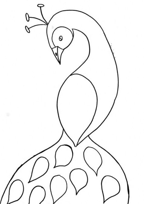 Fun Peacock coloring pages for your little one. They are free and easy to print. The collection is varied with different skill levels Peacock Coloring Pages, Peacock Drawing, Love Birds Painting, Pots Diy, Garden Rocks, Peacock Painting, Peacock Art, Painting Templates, Turtle Painting