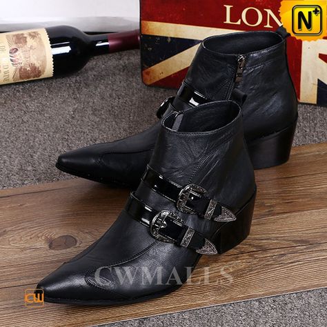 High Heel Boots Men, Mens Heeled Boots, Men's Dress Boots, Dress Ankle Boots, Boots Men Outfit, Mens Black Dress Shoes, Ankle Cowboy Boots, Bota Country, Boots High Heels