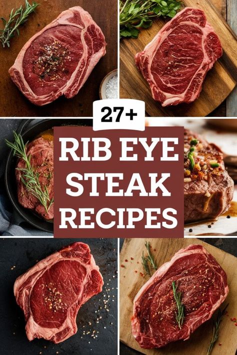 Discover a world of culinary inspiration with these 27+ mouthwatering rib eye steak recipes. Each recipe is meticulously crafted to ensure a tender. juicy. and flavorful steak that will impress your taste buds and leave you craving more. From quick and easy weeknight dinners to elegant special occasion meals. there's something for every occasion. https://foodeau.com/rib-eye-steak-recipes/ Eye Steak Recipes, Rib Eye Steak Recipes Oven, Round Eye Steak Recipes, Grilled Ribeye Steak Recipes, Quick And Easy Weeknight Dinners, Steak Taco Recipe, Mushroom Sauce Steak, Rib Eye Recipes, Easy Ribs