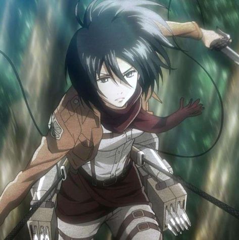 The 10+ Best Mikasa Ackerman Quotes (With Images) Erin Attack On Titan, Mikasa Anime, Anime Long Hair, Atack Ao Titan, Screen Savers Wallpapers, Manga Drawing Tutorials, Eren And Mikasa, Mikasa Ackerman, Black Panther Marvel