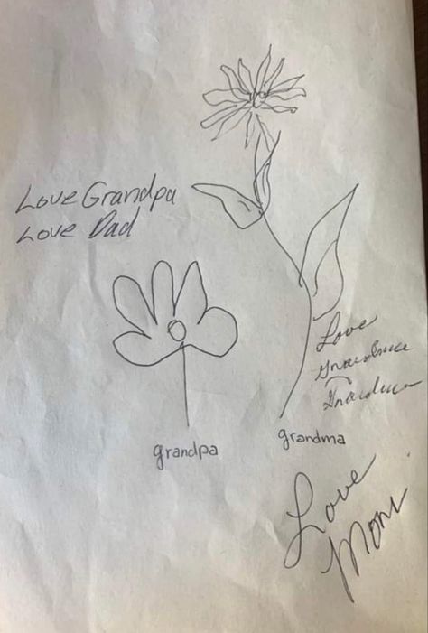 Grandpa Granddaughter Tattoos, Grandpa Tattoo For Granddaughter, Grandpa Tattoo, Grandma And Grandpa, Cute Tattoos, Tatting, Tattoos