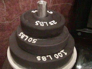 weightlifting stacks grooms cake | This was a fun creation! Football Grooms Cake, Crossfit Cake, Birthday Cake For Men, Gym Cake, Cake For Men, Birthday Cake For Husband, Cake For Husband, Power Lifting, Birthday Cakes For Men