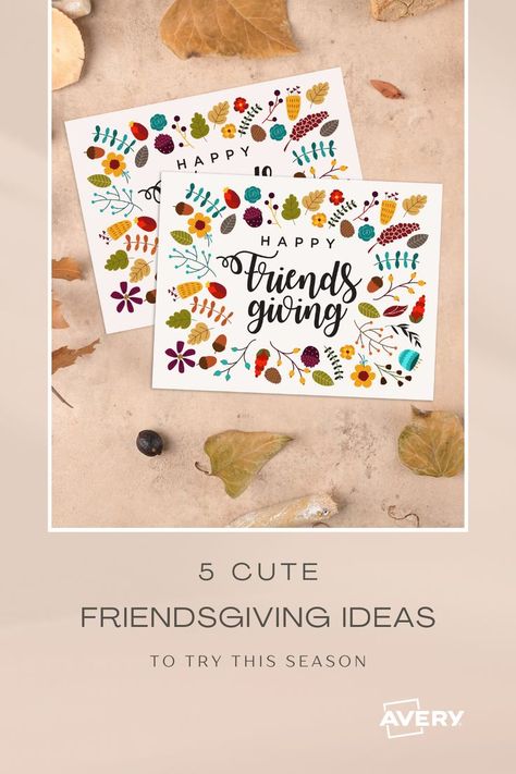 Friendsgiving Cards, Friendsgiving Printables, Friendsgiving Printables Free, Casual Thanksgiving Dinner, Thankful Printable, Traditional Thanksgiving Dinner, Thanksgiving Friendsgiving, Avery Labels, Happy Friends