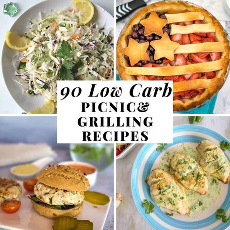 Keto Picnic & Grilling Recipes for Summer - Divalicious Recipes Keto Picnic Food, Low Carb Picnic, Keto Picnic, Picnic Food Recipes, Labor Day Recipes, Sitting In The Park, Grilled Fennel, Low Carb Burger Buns, Healthy Picnic Foods