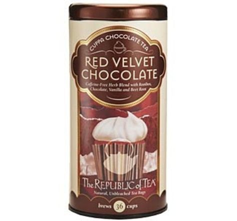 This sounds amazing... Red Velvet Chocolate, The Republic Of Tea, Beet Root, Dessert Tea, Tea Sampler, Cuppa Tea, Rooibos Tea, Red Tea, Chocolate Tea