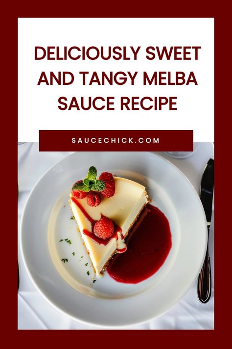 Enjoy this classic melba sauce, a perfect blend of raspberries, sugar, and lemon. This sweet and tangy sauce pairs beautifully with desserts like ice cream, pancakes, or cheesecake, as well as savory dishes like duck or pork. melba sauce recipe, melba sauce, easy melba sauce recipe, raspberry melba sauce, raspberry melba sauce recipe, raspberry melba, peach melba sauce Melba Sauce Recipe, Melba Sauce, Cream Pancakes, Sweet Sauces, Peach Melba, Savory Dishes, Sweet Sauce, Sauce Recipe, Meals For The Week