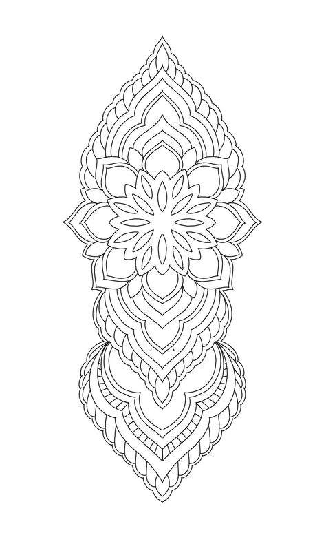 Mandala Tattoo Hand Women, Mandala Tattoo Design Forearm, Ornamental Tattoo Mandalas, Ornamental Tattoo Design Mandalas, Mandala Tattoo Drawing, Ornamental Mandala Tattoo, Geometric Tattoo Stencil, Ornamental Tattoo Design, Simple Mandala Tattoo