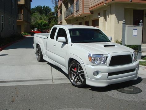 White X-Runner Lowered Tacoma, Toyota X Runner, Toyota Tacoma X Runner, Chevy Trucks Lowered, Tacoma X Runner, Lexus Suv, Mens Tactical Pants, Lowrider Trucks, Lowered Trucks