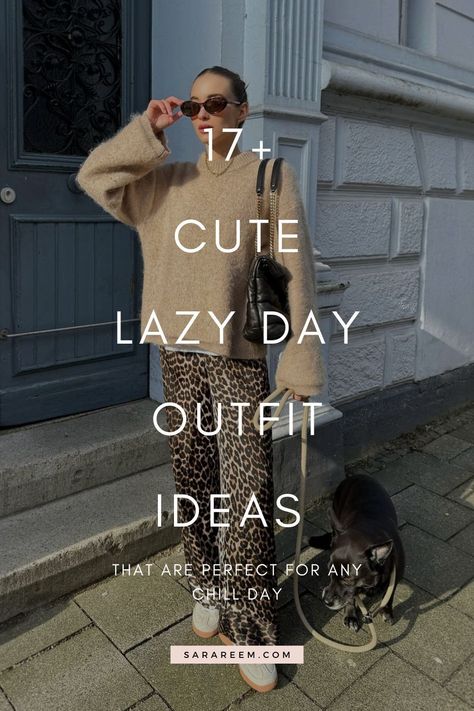 Looking for some cute, comfy, and cozy outfit inspo? These cute lazy day outfit ideas for 2024 will keep you looking effortlessly chic and casual all season long! Whether you’re staying in or heading out, these stylish looks bring the perfect mix of comfort and aesthetic vibes. Get inspired by these go-to outfits that are both fashionable and functional—ideal for the ultimate cozy day! Saturday Afternoon Outfit Casual, Lazy Errands Outfit, Outfits For A Weekend Trip, Comfy But Professional Outfits, Stylish Loungewear Women, Work From Home Outfits Women Summer, Womens Leisure Wear Outfit, Chic And Comfy Outfits, Classy At Home Outfits