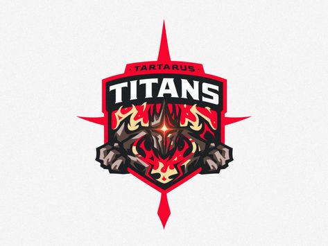 Tartarus Titans by Dlanid on Dribbble Crossfit Kids, Titan Logo, Portugal Map, Logo Sketches, Rugby Club, Team Games, Sports Logos, Poster Design Inspiration, Badge Design