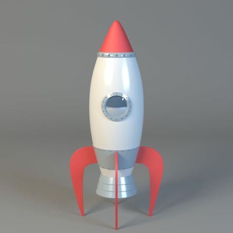 Rocket Model, Cartoon Rocket, Toy Rocket, Retro Rocket, 3d Street Art, Space Rocket, Lantern Design, Rocket Ship, 3d Icons