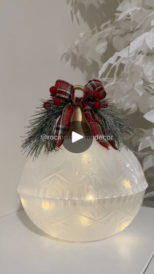 137K views · 3.6K reactions | If you like big ornaments for Christmasthen try thisbeautiful and easy DIY you are going to love itget all thematerials at Dollar Tree #christmastime #christmasdecorations #christmasdiy | Rocio Ruiz - Home Decor Bowl Ornaments, Rocio Ruiz Home Decor, Big Ornaments Diy, Dollar Tree Large Ornaments Diy, Dollar Tree Bowl Crafts, Dollar Tree Big Ornaments, Christmas Decor Ideas Dollar Tree, Diy Christmas Big Ball Ornaments, Dollar Tree Bowl Ornaments