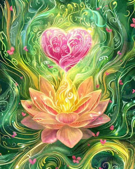 Heart Of Forgiveness💗｜original spiritual artwork 🧚🏻original AI art combine with spirituality 👉commercial use unavailable #healingart #spiritualart #spiritualawakenings #spiritualhealing #arthealing #aiartist Higher Self Art Spiritual, Awakening Artwork, Spiritual Art Painting, Spiritual Art Soul, Light Movement, Awakening Art, Metaphysical Art, Lotus Painting, Spiritual Paintings