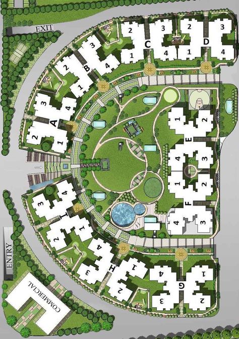 G Residential Masterplan, Site Plan Design, Landscape Architecture Plan, Resort Plan, Urban Design Graphics, Landscape Design Drawings, Urban Design Architecture, Urban Design Concept, Urban Design Plan