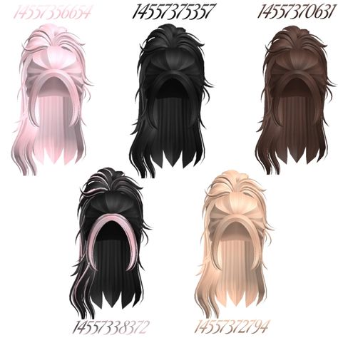 Codes For Hair In Brookhaven, Roblox Outfits Codes Y2k Brown Hair, Roblox Two Tone Hair Codes, Roblox Code For Hair, Hair Code Bloxburg, Hair Id Roblox Code, Roblox Outfits Codes Hair, Cute Roblox Hair Codes, Roblox Jacket Code