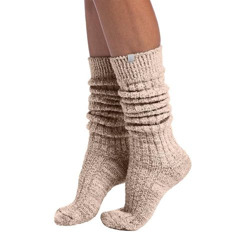 PRICES MAY VARY. Indulge in the Luxurious Comfort of our Plush Slouch Socks: Immerse your feet into the sheer Luxury of our socks' opulent softness. Enhanced with non-slip grippers, these socks promise unmatched comfort and safety, turning every step into an experience of pure bliss. Exceptional Features for Optimal Comfort: These plush socks are designed with extra comfort in mind. Non-slip grippers on the bottom ensure improved mobility without sacrificing safety, making our Marshmallow Slouch Womens Slouch Socks, Womens Dress Socks, Ugg Mini With Socks, Socks With Ugg Slippers, Comfy Socks Aesthetic, Christmas Gifts For Women In Their 20s, Scrunch Socks Outfit, Oversized Socks, Sticking Stuffers