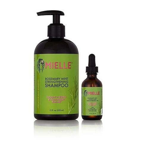 Mielle / Rosemary Mint Strengthening / Shampoo / Scalp & Hair Strengthening Oil / Deal / Gift Set : Amazon.de: Beauty Mielle Rosemary Mint, Hair Strengthening Oil, Mielle Organics, Scalp Shampoo, Rosemary Mint, Hair Strengthening, Rosemary, Gift Set, Mint