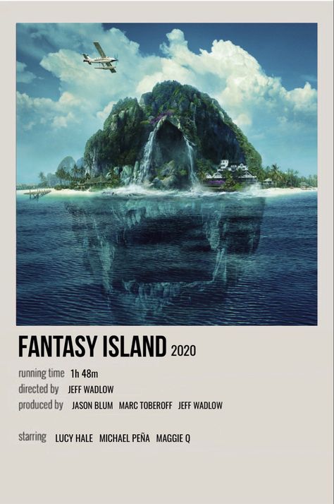 Nims Island Movie Poster, Fantasy Movies To Watch, The Island Movie, Adventure Movie Poster, Zendaya Art, Filmmaking Aesthetic, Island Movies, Polaroid Movie Poster, Aesthetic Motivation