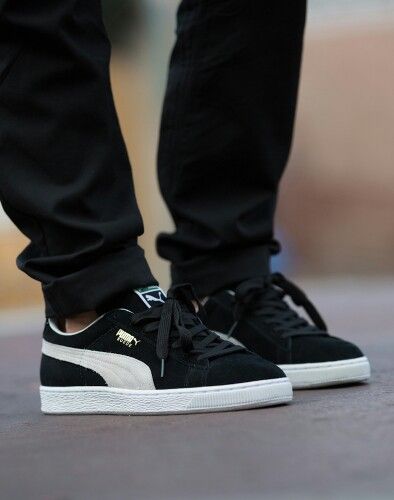 Puma Suede Classic Outfit Men, Puma Suede Outfit Mens, Puma Suede Outfit, Puma Suede Mid, Puma Suede Black, 12 Mola, Puma Sneakers Outfit, Puma Sneakers Men, Shoes Skate