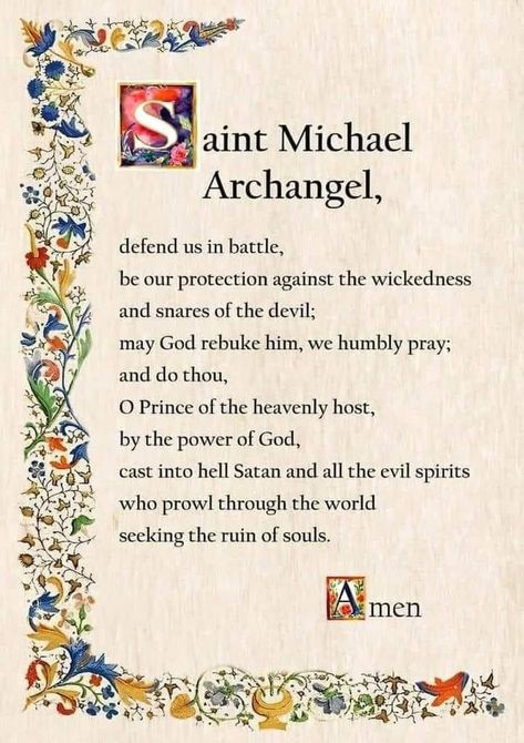 Memes Facebook, Catholic Prayers Daily, Archangel Prayers, St Michael The Archangel, Catholic Memes, Catholic Beliefs, Saint Quotes Catholic, Michael The Archangel, Pictures Of Christ