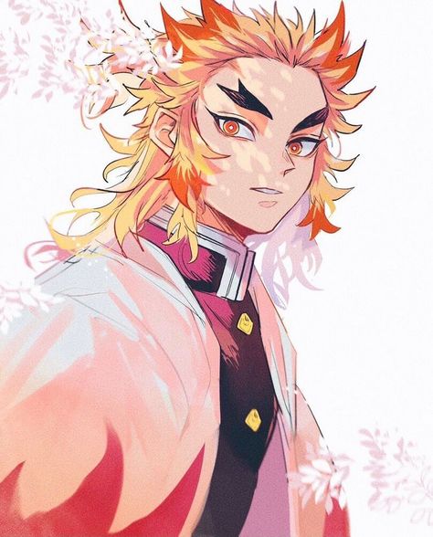 Rengoku Art, Sinbad Magi, Rengoku Kyoujurou, Rengoku Kyojuro, I Got It, Anime Oc, Fanarts Anime, Handsome Anime Guys, Handsome Anime