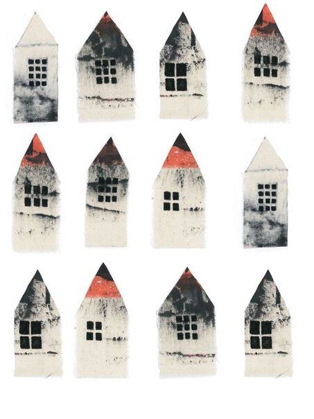 House Illustration, Simple Illustration, Art And Illustration, Illustration Inspiration, Children's Book Illustration, Little Houses, Little House, Art Plastique, Book Illustration