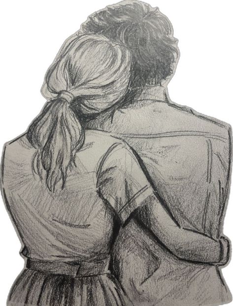 Pencil Art Love, Romantic Drawing, Drawings For Boyfriend, Sketches Of Love, Couple Sketch, Pencil Sketch Images, Easy Love Drawings, Meaningful Drawings, Abstract Art Painting Diy