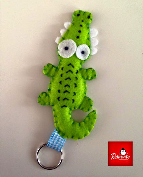 Felt Crocodile, Flower Tulip, Crochet Tutorial Pattern, Sewing Stuffed Animals, Felt Pattern, Diy Crafts To Do, Felt Decorations, Felt Flower, Nailed It