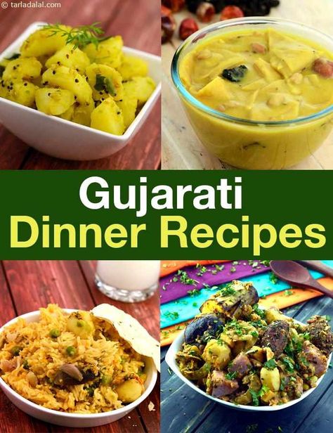 Gujarati Dinner Recipes Veg Dinner Recipes, Gujarati Cuisine, Indian Dinner, Homemade Sushi, Filling Dinner, Gujarati Recipes, Recipes For Dinner, Quick Dinner Recipes, Vegetarian Recipes Dinner