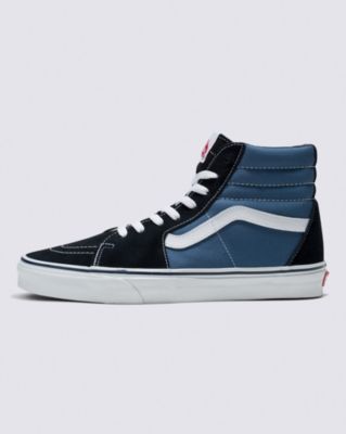 Vans Blue Vans Shoes, Sk8 Hi Vans, Blue High Tops, Blue Vans, Xmas List, Vans Blue, Vans Sk8 Hi, Skate Shoe, High Top Vans