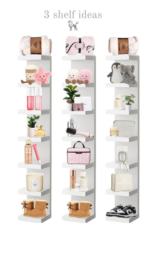 Shelf Ideas, Shelf Decor, Not Mine, Your Aesthetic, Shelves, Energy, Bedroom, Pink