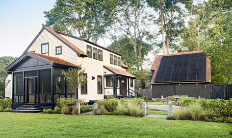 Jamestown Net-Zero House Reveal - This Old House Net Zero Homes, House Net, 1920s Bungalow, Net Zero, This Old House, Home Warranty, Concrete Planters, House System, New Living Room