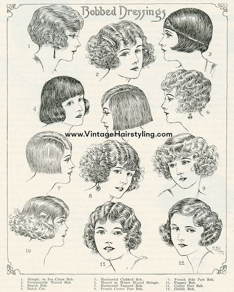 1930s Fashion Hair, Irene Castle, 1920 Makeup, 1920 Hair, Vintage Haircuts, 20s Hair, 1930s Hair, Bobbed Hair, Pool Hair