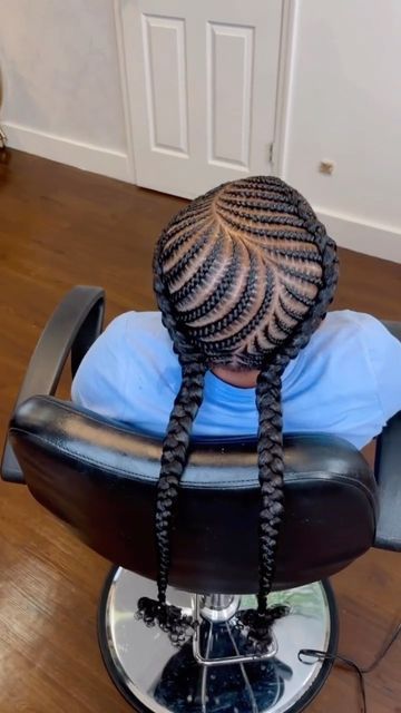 Fish Bone Braid, Feeding Cornrows, Fishbone Braid, Braids Styling, Kid Braid Styles, Hairstyles Pictures, Castor Oil For Hair, Braids Hairstyles Pictures, Kids' Braids